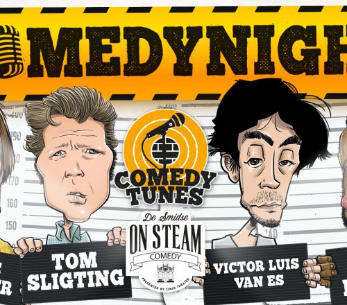 Comedytunes – Bas Birker, Fuad, Victor Luis van Es en Tom Sligting