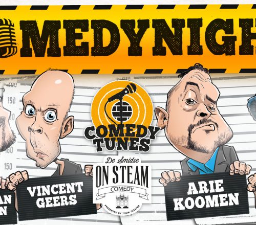 Comedytunes – Jasper van der Veen, Vincent Geers, Jeroen Pater en Arie Koomen